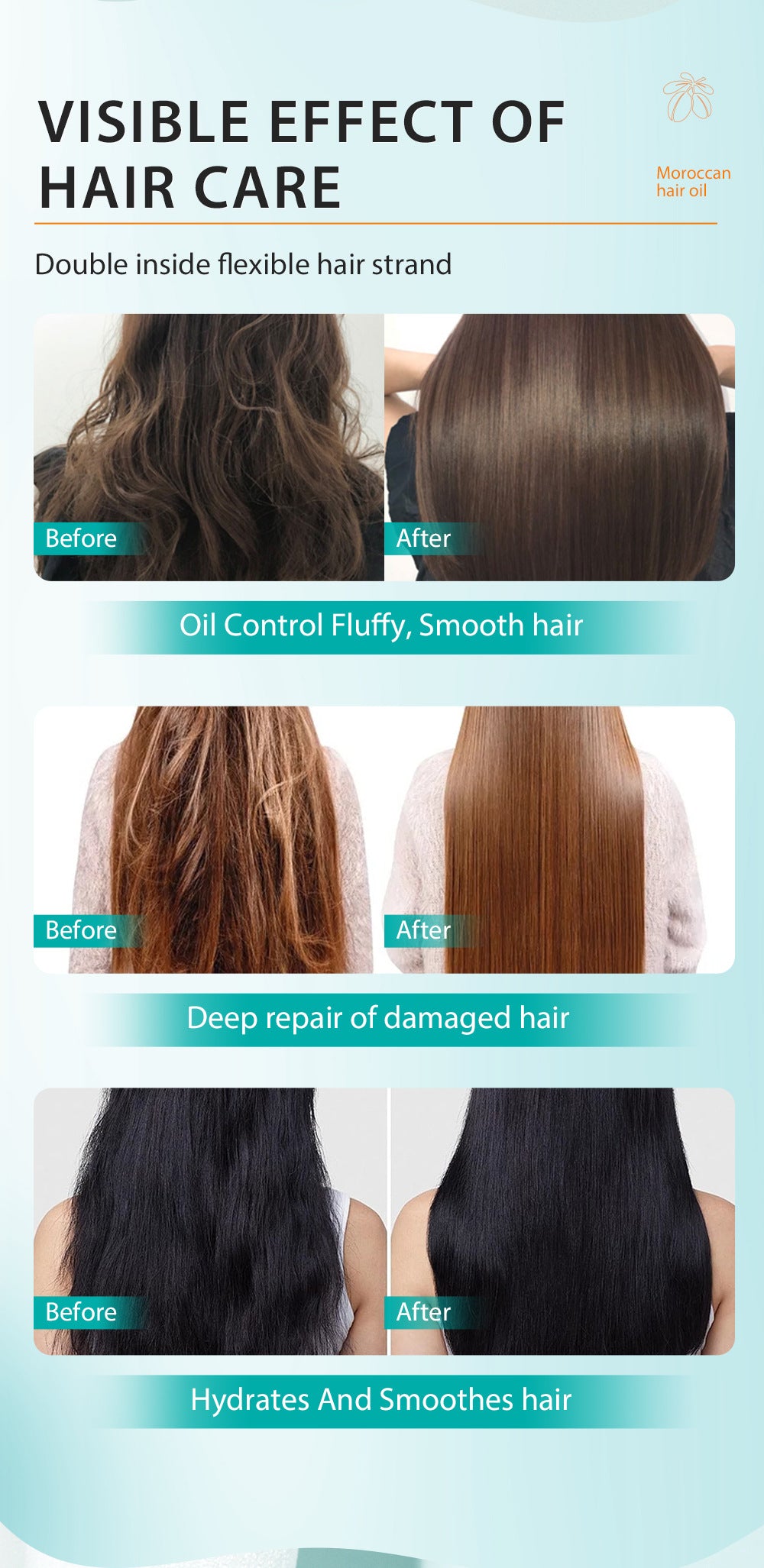 All-English Moroccan Scalp Hair Oil Skincare Product